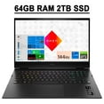 thumbnail image 1 of HP Omen 16 Gaming Laptop 16.1" FHD IPS 144Hz 7ms (100% sRGB) 11th Gen Intel 8-Core i7-11800H 64GB RAM 2TB SSD NVIDIA Geforce RTX 3060 6GB RGB Backlit Keyboard Thunderbolt 4 WiFi6E Win11 Black, 1 of 8