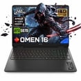 thumbnail image 1 of HP Omen RTX 5070 Gaming Laptop, 16" WQXGA 240Hz, AMD Ryzen 9 8940HX, 16GB DDR5, 512GB SSD, Windows 11 Home, 1 of 8