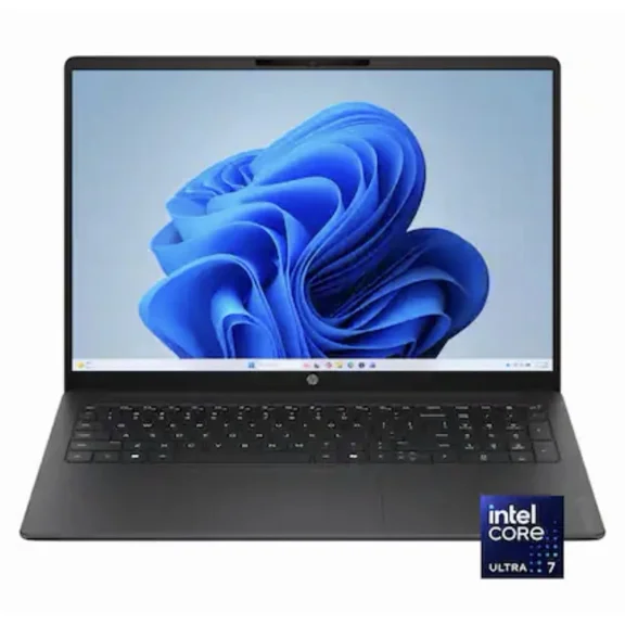 HP OmniBook 3 16" 2K Touchscreen Laptop, Intel Core Ultra 7 255U, 16GB RAM, 512GB SSD, Windows 11 Home, Mica Silver