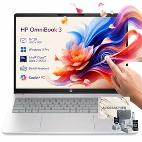 HP 17 inch Business Laptop Computer, AMD Ryzen 5 7430U, 16GB RAM, 512GB ...