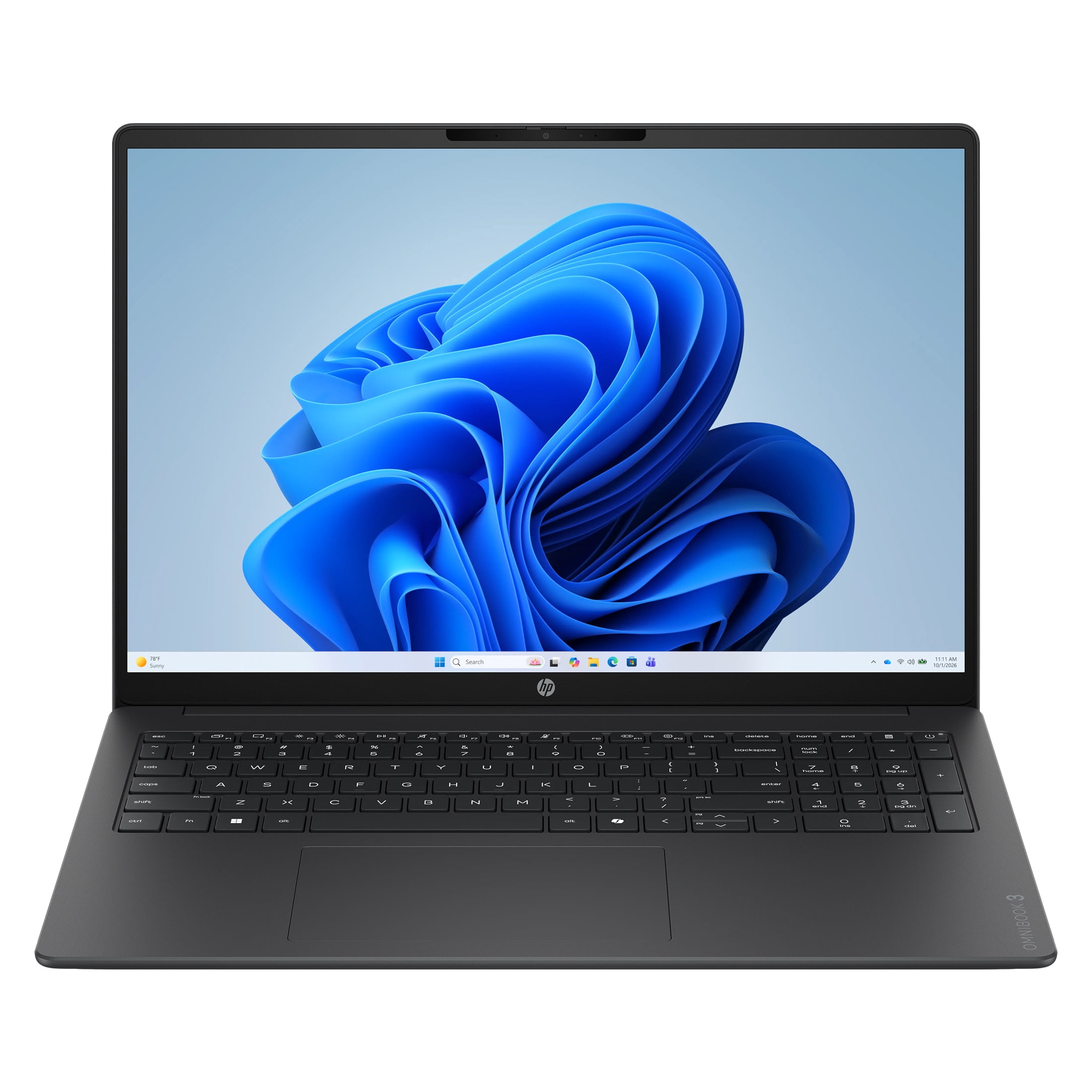 HP OB 3 16 inch 2K IPS Windows Laptop AI PC Intel Core U5 225U/ 8GB/512GB/SSD Mica Silver