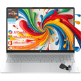 thumbnail image 1 of HP OmniBook 3 16 inch Laptop PC, 2K Touchscreen Display, AMD Ryzen 5 40, 8 GB RAM, 256 GB SSD, AMD Radeon 610M GPU, Windows 11 Pro, Glacier Silver, 1 of 8