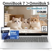 HP OmniBook 7 16" Laptop,Intel Core 9 270H, 2K OLED 120Hz Touchscreen, 32GB Memory 1TB SSD,Backlit KB,Windows 11 Home