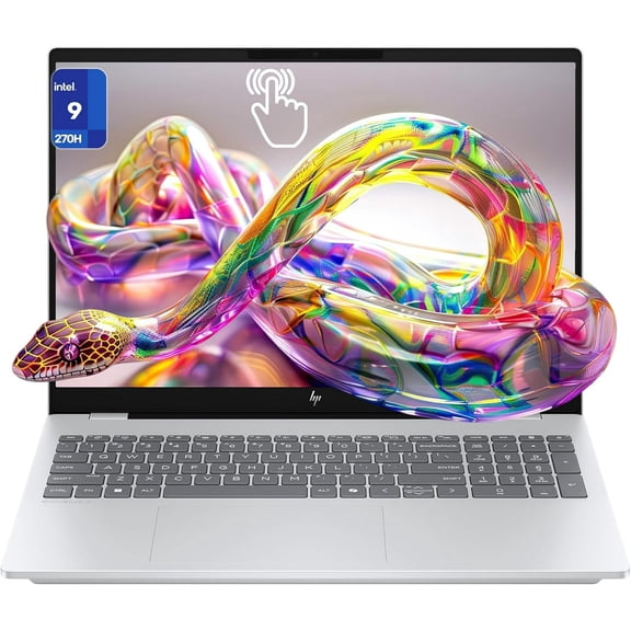 HP OmniBook 7 Laptop, Intel 9-270H (14 cores, 20 threads), 32 GB DDR5 RAM, 1TB PCIe SSD, 16" 2K (2048x1280) OLED 120Hz Touchscreen, Integrated Intel Graphics, Backlit Keyboard, Windows 11 Pro