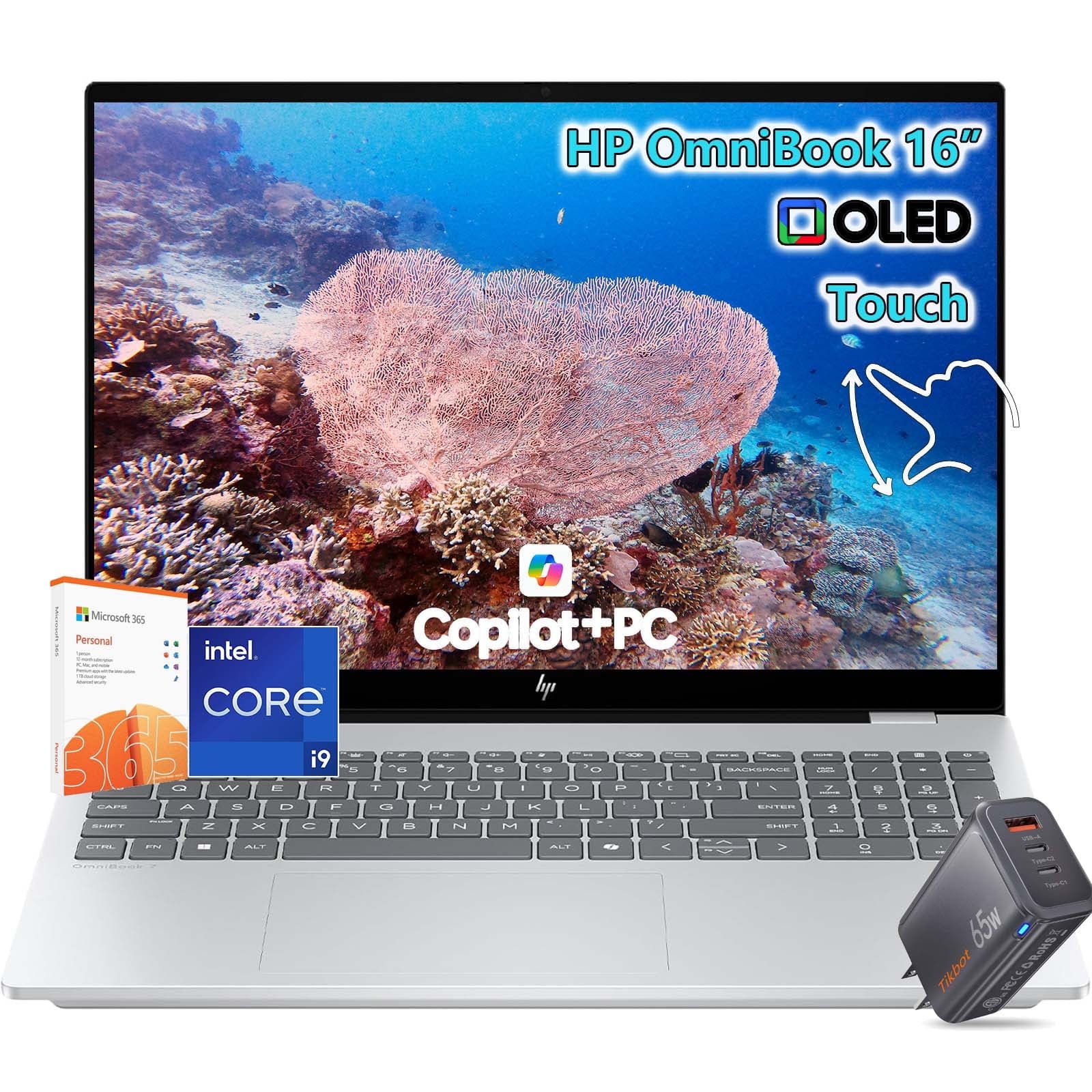 HP OmniBook 7 Touchscreen Laptop -Intel Core 9 270H Beat i7