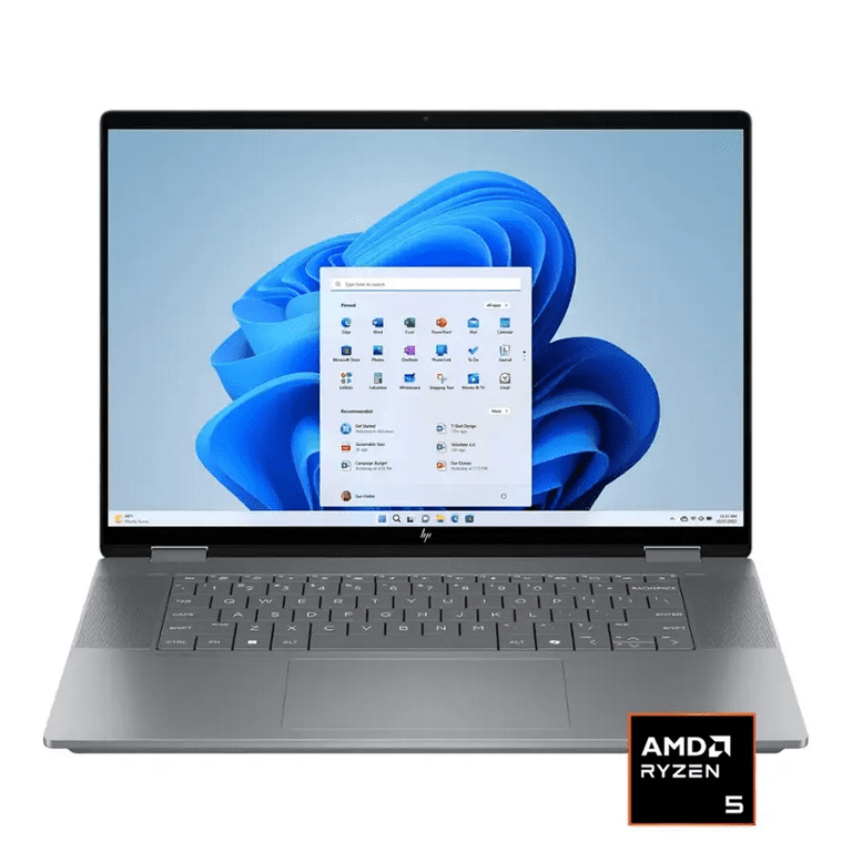 HP OmniBook X Flip 16” 2-in-1 Touchscreen Laptop, AMD Ryzen 5 220