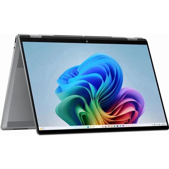 HP OmniBook X Flip 2-in-1 16" FHD+ Touch Screen Laptop |AMD Ryzen AI 5 340|AMD Radeon 840M | Copilot|Backlit|Meteor Silver| 16GB RAM DDR5 | 512GB SSD |Windows 11 Home|Bundle with Mouse Pad