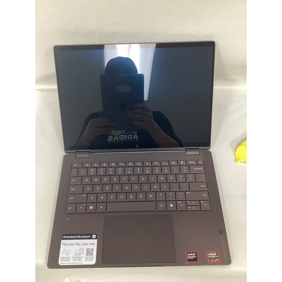 HP OmniBook X Flip 2-in-1 AI Laptop, 14" 2K 1920 x 1200 OLED Touchscreen, AMD Ryzen AI 5 430, Win11 Home (16GB DDR5 RAM | 512GB SSD)