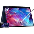 thumbnail image 1 of HP OmniBook X Flip 2-in-1 Copilot+ AI Laptop, 14" 2K 1920 x 1200 LED Touchscreen, Intel Core Ultra 5 226V, 5MP IR Webcam, Backlit KB, Stylus Pen, Win11 Pro (16GB DDR5 RAM - 2TB SSD), 1 of 5