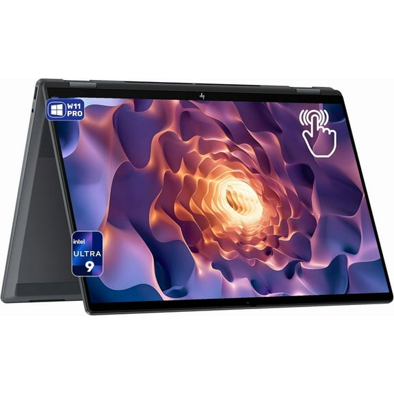 HP OmniBook X Flip Next Gen AI 16 Laptop, Intel Ultra 9-288V, 32 GB LPDDR5x RAM, 2 TB SSD PCIe, 16" 3K (2880x1800) Touchscreen, Intel Arc 140V, Backlit Keyboard, W11 Pro, Eclipse Gray