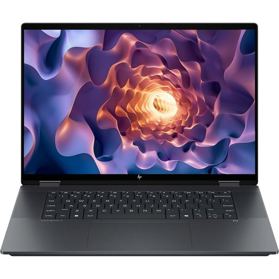 HP OmniBook X Flip Next Gen AI 16 Laptop, Intel Ultra 9-288V, 32 GB LPDDR5x RAM, 2 TB SSD PCIe, 16" 3K (2880x1800) Touchscreen, Intel Arc 140V, Backlit Keyboard, W11 Home, Eclipse Gray