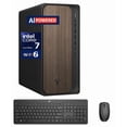 thumbnail image 1 of HP OmniDesk AI PC Desktop (Intel Ultra 7-265, 16GB DDR5, 256GB PCIe SSD, Intel Graphics, 280W PSU, WiFi 6, Bluetooth 5.2, RJ-45, 1 Display Port, 1, Win 11 Home), 1 of 5
