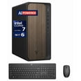 thumbnail image 1 of HP OmniDesk AI PC Desktop (Intel Ultra 7-265, 16GB DDR5, 2TB PCIe SSD, Intel Graphics, 280W PSU, WiFi 6, Bluetooth 5.2, RJ-45, 1 Display Port, 1, Win 11 Pro), 1 of 5