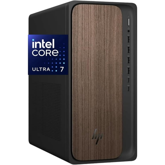HP OmniDesk M03 Business AI PC Desktop, Intel Core Ultra 7 265, 16GB DDR5 RAM, 512GB SSD, USB-C, Wi-Fi 6, Wired KB & Mouse,Windows 11 Home