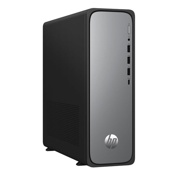 HP OmniDesk Slim Desktop PC, Intel Core i3-14100, 16 GB DDR5 RAM,512 GB SSD, Windows 11 Home,Meteor Silver, S03-0055t
