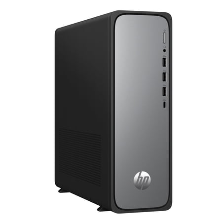 HP OmniDesk Slim Desktop PC, Intel Core i3-14100, 32 GB DDR5 RAM,1 TB SSD, Windows 11 Home,Meteor Silver, S03-0055t