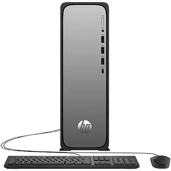 HP OmniDesk Slim Desktop S03-0055t PC, Windows 11 Home, Intel® Core™ i3,32GB RAM,512GB SSD,Meteor silver
