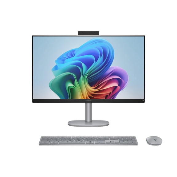 HP OmniStudio X 27" FHD Touch Screen All-in-One Desktop Intel Core U7-155H 16GB RAM 1TB SSD Meteor Silver
