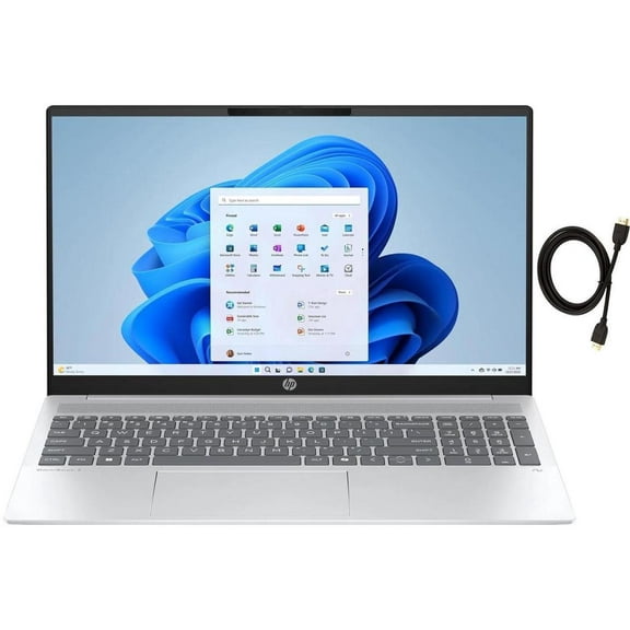 HP Omnibook 5 16" WUXGA Touch Screen Laptop| AMD Ryzen AI 7 350 |AMD Radeon 860M Graphics | Copilot |Backlit | Silver | 16GB RAM DDR5 | 1024GB SSD |Windows 11 Home |Bundle with HDMI Cable