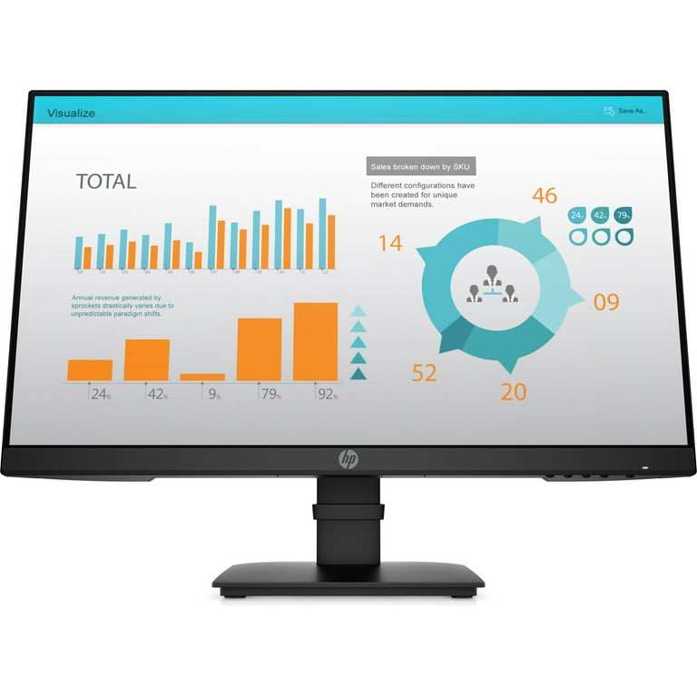 HP P24v G4 FHD Monitor 本体 HP LCD P24 G4 24 FHD Monitor 23.8