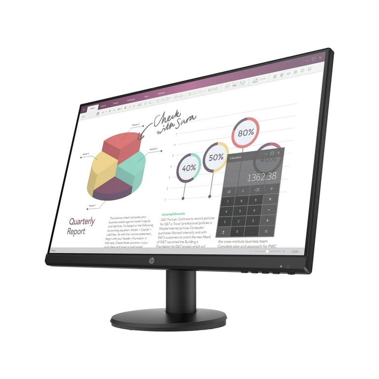 HP P24v G4 Widescreen Full HD IPS LCD Monitor - Walmart.com