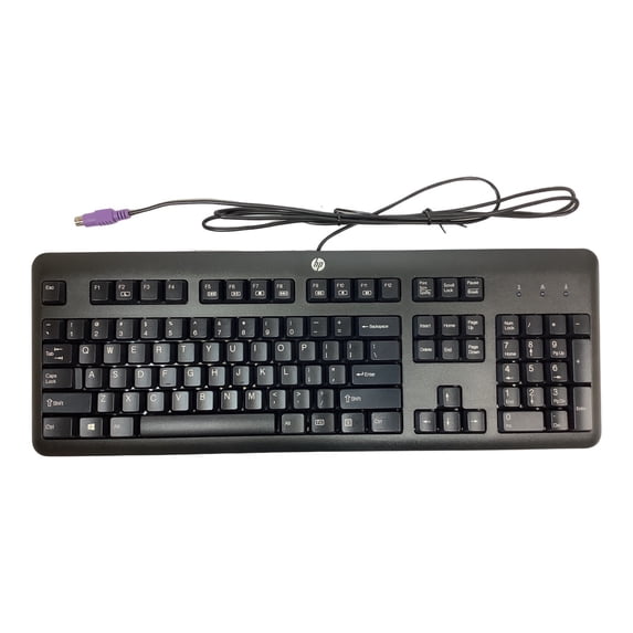 HP PS/2 Windows Keyboard for Desktop Computer US 672646-003 724718-001 ...