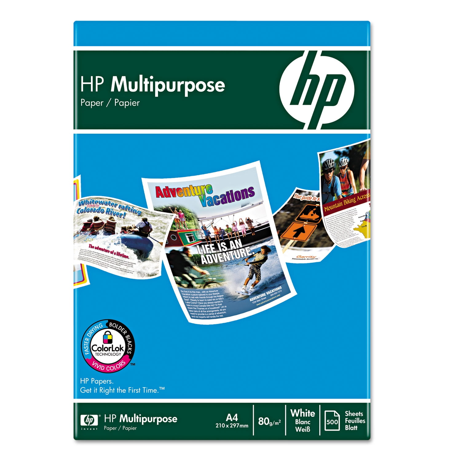 HP Papers, HEW112000CT, Multipurpose20 Copy Paper, 5000 / Carton, White
