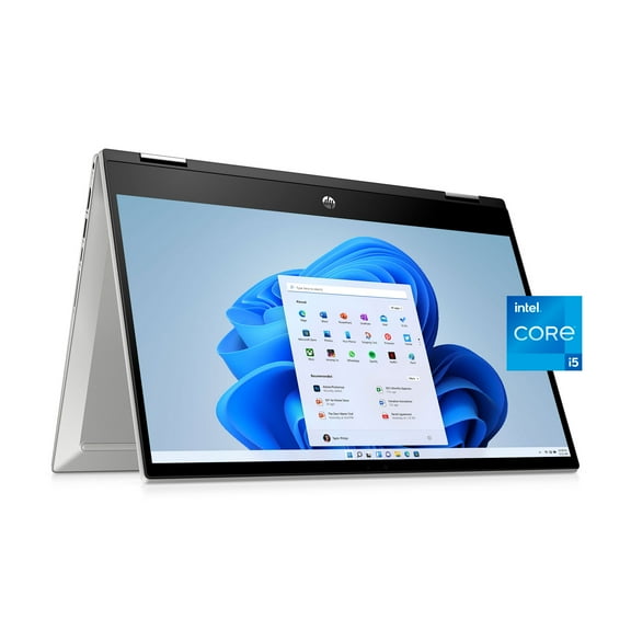 HP Pavilion 14" FHD Touch x360, Intel Core i5-1135G7, 8GB RAM, 256GB SSD, Silver, Windows 10, 14-dw1010wm