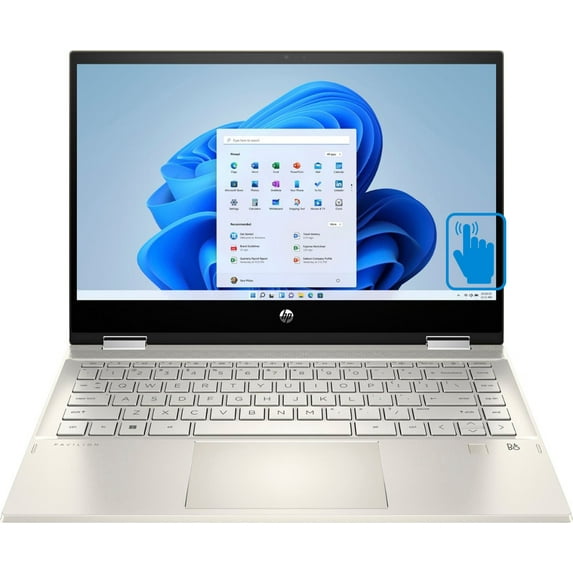 HP Pavilion 14 Home/Business 2-in-1 Laptop (Intel i5-1135G7 4-Core, 14.0in 60Hz Touch Full HD (1920x1080), Intel Iris Xe, 8GB RAM, 2TB m.2 SATA SSD, Wifi, HDMI, Win 11 Home)