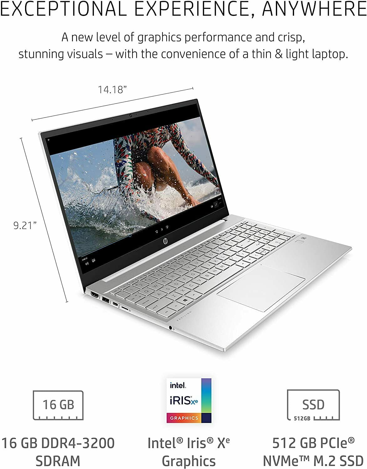 Free Shipping! \HP Pavilion Laptop 15.6\\ FHD, Intel Core i7