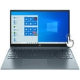 thumbnail image 1 of HP Pavilion 15.6" Touchscreen Laptop PC, Intel Core i7-1165G7, 16GB DDR4 RAM, 512GB PCIe SSD, 15.6 inch FHD Micro-edge Display Notebook, Intel Iris Xe Graphics, Windows 10 Home, Fog Blue, 1 of 6