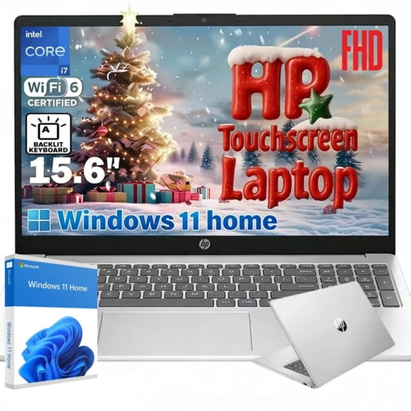 HP Pavilion 15.6 inch FHD Touchscreen Laptop Intel Core i7-1355U 16GB RAM 512GB SSD Backlit Keyboard Natural Silver