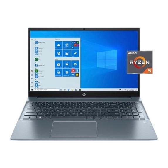 HP Pavilion 15-EH0050WM 15.6" 8GB 512GB SSD AMD Ryzen™ 5 4500U 2.3GHz Win10H, Fog Blue (Used - Good)