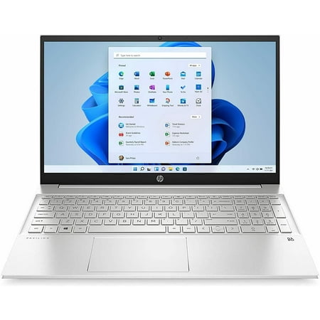 HP Pavilion 15-inch Laptop, 11th Generation Intel Core i7-1165G7, Intel Iris Xe Graphics, 16 GB RAM, 512 GB SSD, Windows 11 Pro (15-eg0025nr, Natural Silver)
