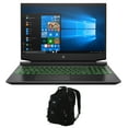 thumbnail image 1 of HP Pavilion 15z Gaming &amp; Entertainment Laptop (AMD Ryzen 5 5600H 6-Core, 15.6" 144Hz Full HD (1920x1080), NVIDIA GTX 1650, 16GB RAM, Win 11 Pro) with Travel &amp; Work Backpack, 1 of 7