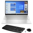 thumbnail image 1 of HP Pavilion - 15z-eh100 Home/Business Laptop (AMD Ryzen 7 5700U 8-Core, 15.6in 60 Hz Full HD (1920x1080), AMD Radeon, 64GB RAM, Win 11 Home) with HP Wireless Keyboard and Mouse, 1 of 7