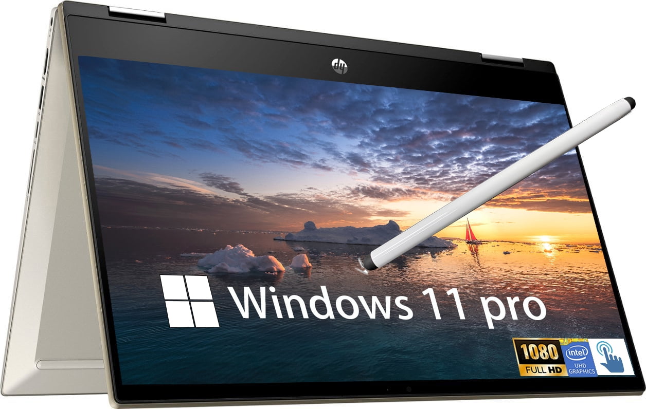 Best Business Touch Screen Laptop HP Pavilion 14 inch FHD Touchscreen 2-in-1 Business Laptop, Intel Core