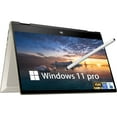 thumbnail image 1 of HP Pavilion 2-in-1 Business Laptop, 14 inch FHD Touch Screen, Intel Core i5-1135G7, Windows 11 Pro, 8GB DDR4 RAM, 256GB SSD, Fingerprint Reader, Type-C, Micro SD, Warm Gold, 1 of 6