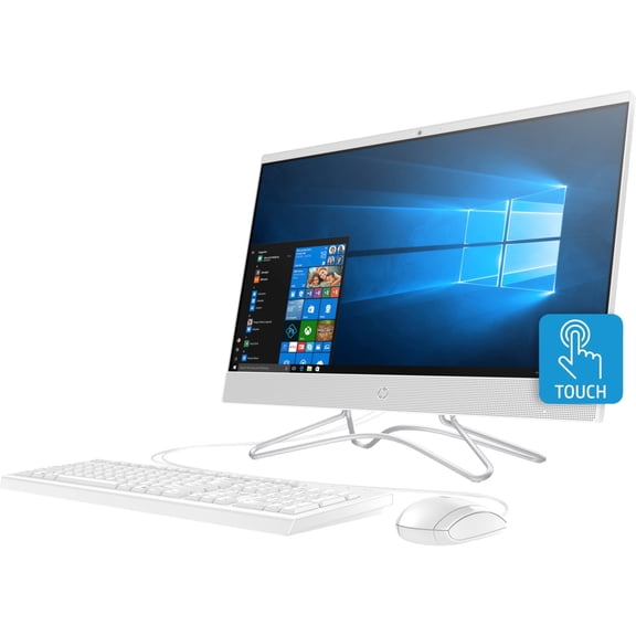 Pre-Owned HP Pavilion 23.8" Full HD Touchscreen All-In-One Computer, Intel Pentium Silver J5005, 8GB RAM, 1TB HD, DVD Writer, Windows 10 Home, 24-f0051