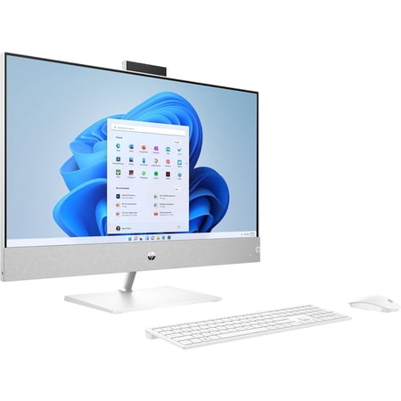 HP Pavilion 27 All-in-One Desktop 2TB SSD 32GB RAM (Intel Core i7-13700 Processor - 3.40GHz Turbo Boost to 5.40GHz, 2 TB SSD, 32 GB RAM, 27-inch FullHD, Win 11) PC Computer