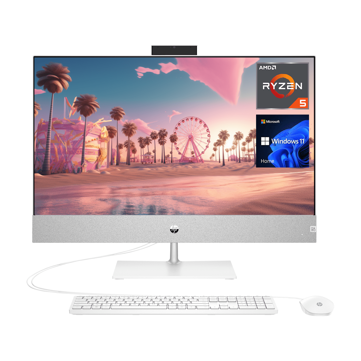Hp Pavilion All In One 27 Hdmi Input HP Pavilion All-in-One Desktop, 27” FHD Display, AMD Ryzen 5 5500U