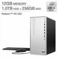 thumbnail image 1 of HP Pavilion Desktop - 10th Gen Intel Core i5-10400F - AMD Radeon RX 550 PC Computer 12GB Memory 1TB HDD + 256GB SSD TP01-1127c, 1 of 2