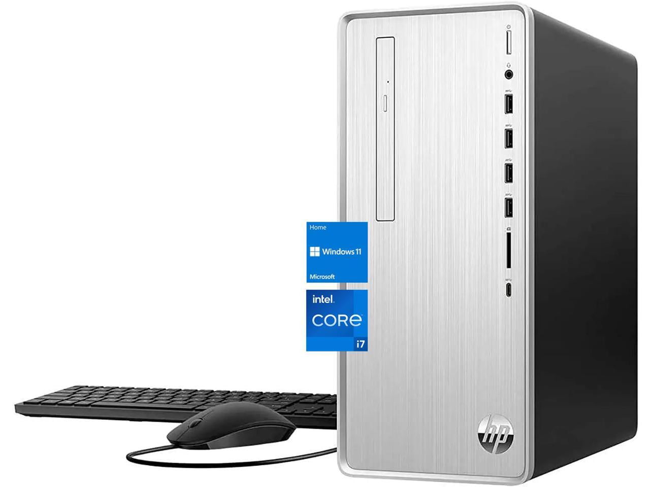 HP Pavilion Desktop PC, Intel Core i7-11700 (8 cores) Processor, 16GB RAM,  1TB SSD + 2TB HDD, Intel UHD Graphics 750, Wi-Fi 5, Bluetooth 5, Windows 11 