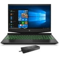 thumbnail image 1 of HP Pavilion Gaming 15t-dk200 Gaming/Entertainment Laptop (Intel i7-11370H 4-Core, 15.6in 144Hz Full HD (1920x1080), Nvidia RTX 3050, 64GB RAM, Win 10 Pro) with WD19S 180W Dock, 1 of 4