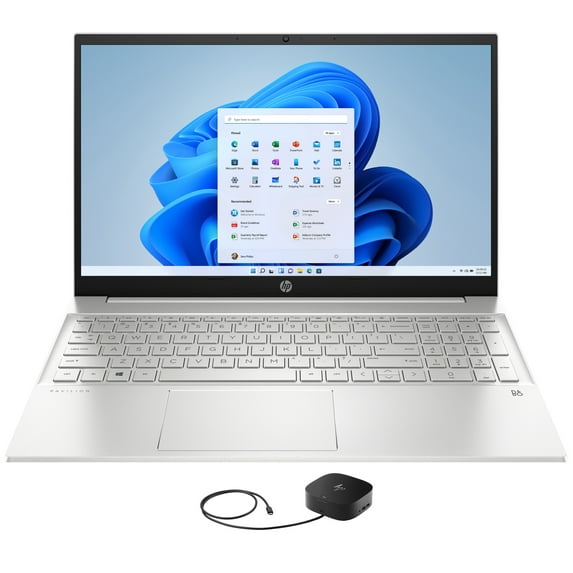 HP Pavilion Home/Business Laptop (Intel i7-1255U 10-Core, 15.6in 60Hz Full HD (1920x1080), Intel Iris Xe, 16GB RAM, 2TB PCIe SSD, Wifi, Win 11 Pro) with G2 Universal Dock