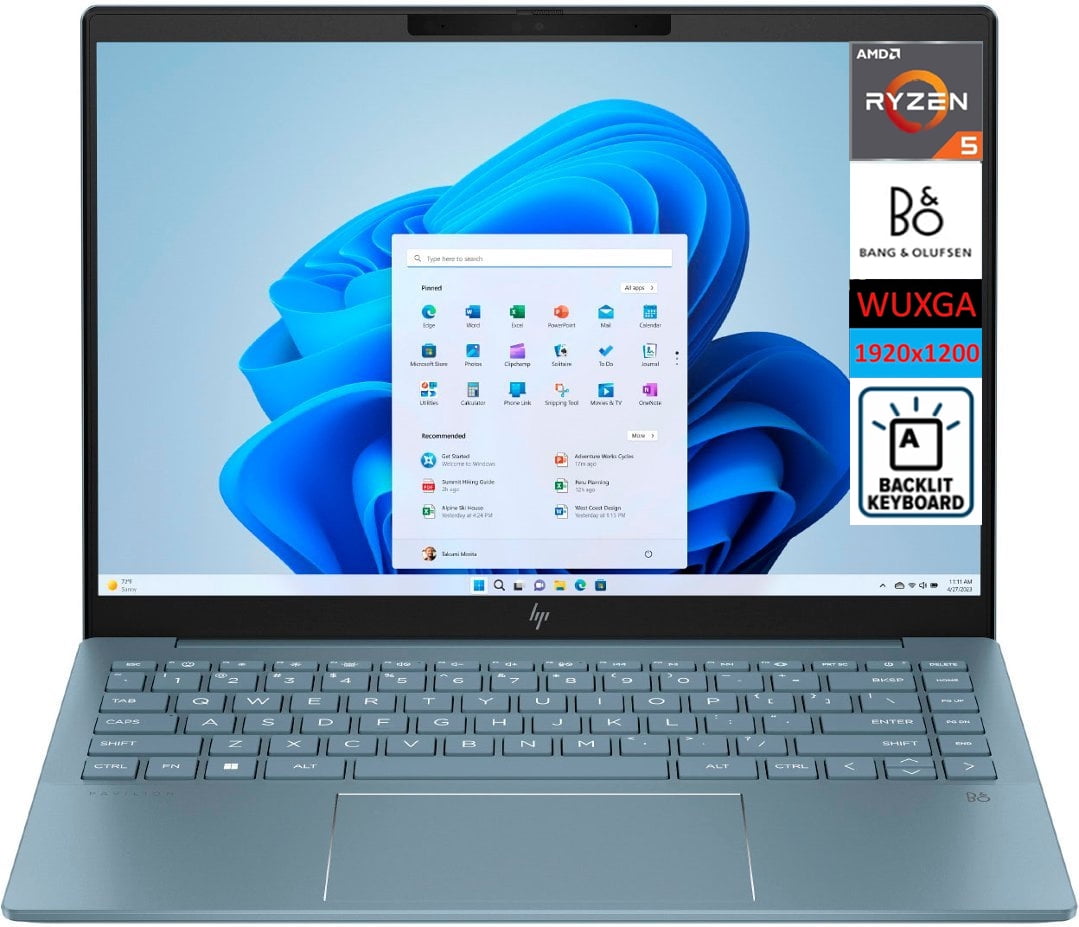 HP Pavilion Plus 14 Moonlight Blue Laptop 14.0in WUXGA