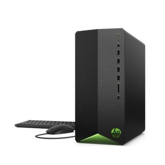HP Pavilion TG012030EXCESS - AMD Ryzen 5 5600G (6 Core) 3.9GHz - 8GB RAM DDR4 SDRAM - 512GB SSD - Radeon RX 5500 Graphics - Windows 11 home -Shadow Black - Gaming Desktop Computer