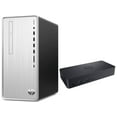 thumbnail image 1 of HP Pavilion TP01-2032 Home & Business Desktop (AMD Ryzen 3 5300G 4-Core, AMD Radeon, 16GB RAM, 512GB m.2 SATA SSD + 2TB HDD (3.5), Wifi, USB 3.2, HDMI, Bluetooth, Win 11 Pro) with D6000 Dock, 1 of 7