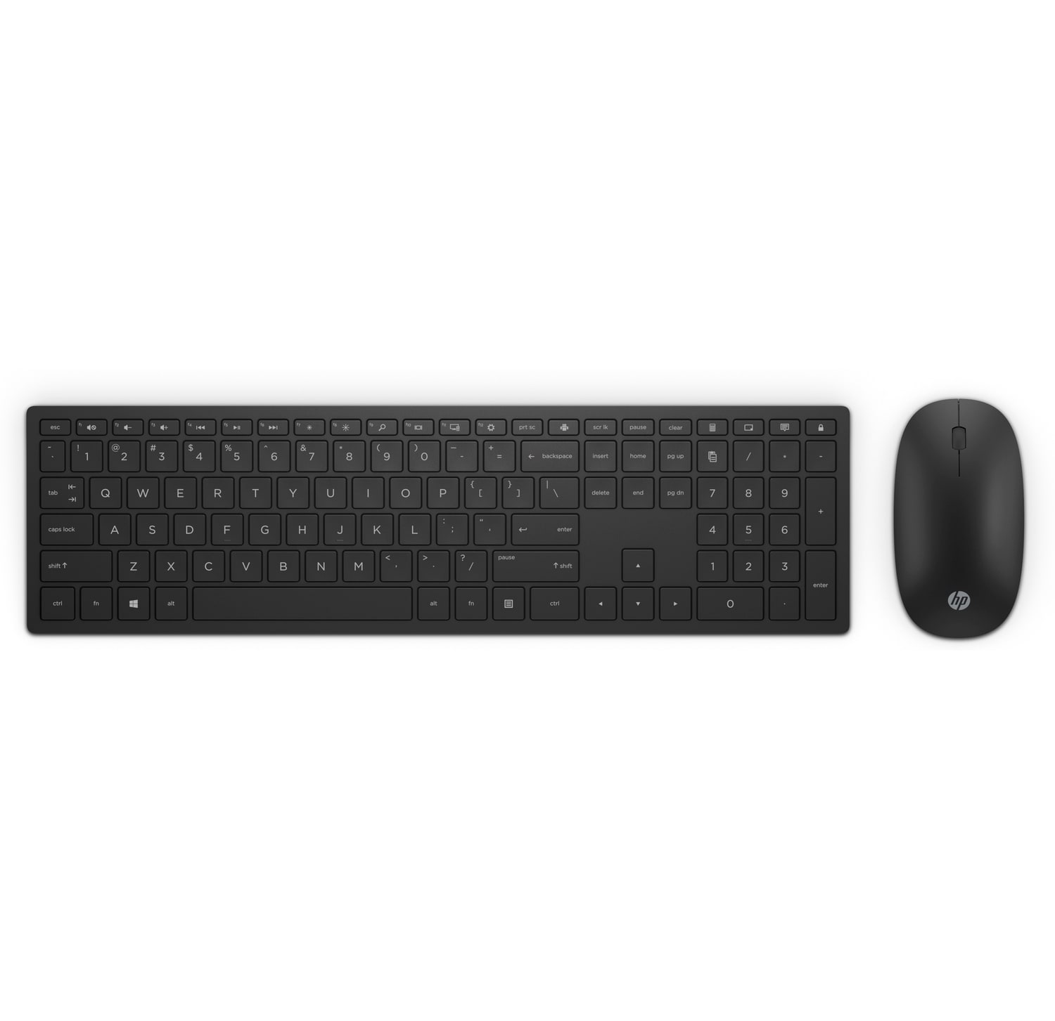 HP Pavilion Wireless Keyboard and Mouse 800, Swiss combo black(4CE99AA#ABL) - image 1 of 7