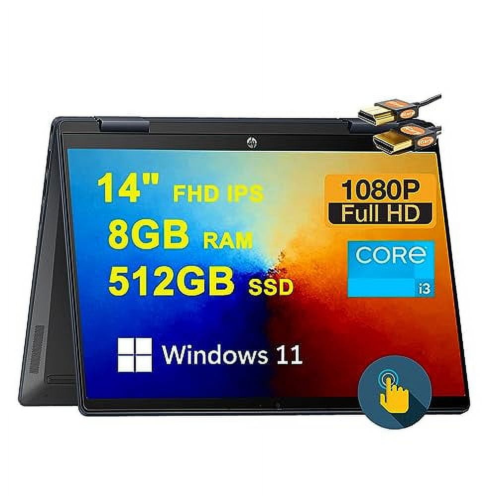 HP Pavilion X360 14 2in1 Laptop 14" Diagonal FHD IPS Touchscreen
